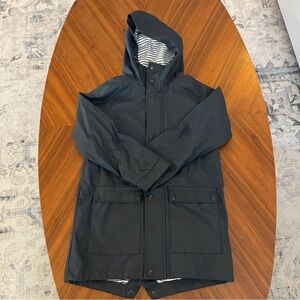 Kids’ Blue Hooded Rain Jacket